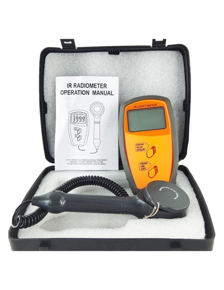 Medidor de Luz Infrarroja YFYIQI 760-1100nm Precisión +/-5%