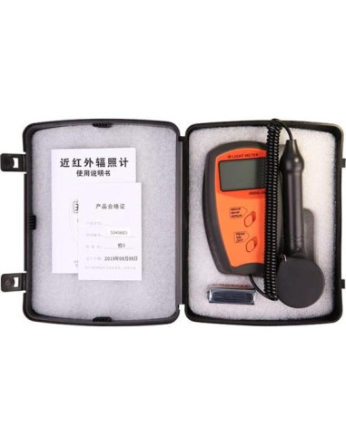 Medidor de Luz Infrarroja YFYIQI 760-1100nm Precisión +/-5%