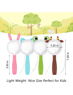 Lupa de Mano Rongon 10X para Niños - Exploración Naturaleza 4Pcs 2