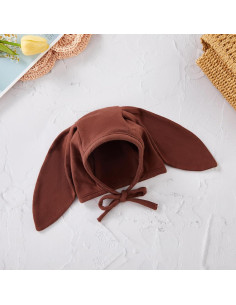 Gorro de Conejo para Bebé Merqwadd - Algodón Suave 0-12 Meses 2