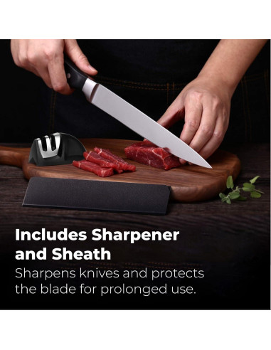 Juego de cuchillos de tallado Master Maison 20.32 cm acero inoxidable