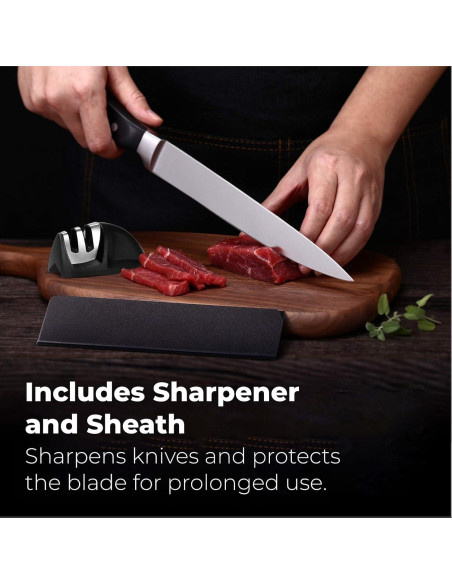 Juego de cuchillos de tallado Master Maison 20.32 cm acero inoxidable