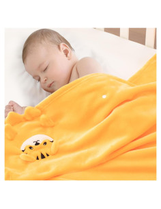 Manta para Bebé Babyhuggle Tigre Dorado 101.6x76.2 cm