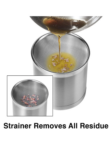 Contenedor de Grasa Jumbo Oggi 3.78 Lt con Colador y Tapa