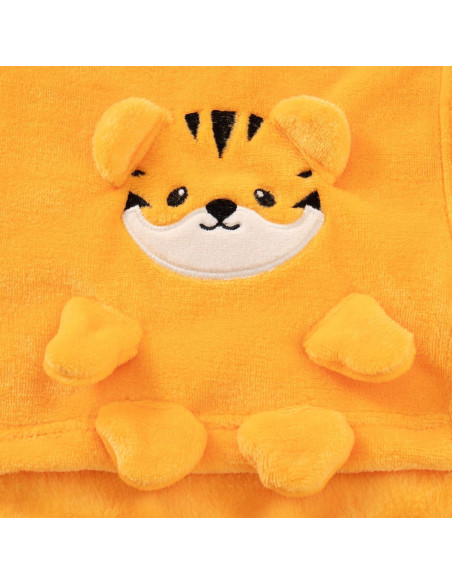 Manta para Bebé Babyhuggle Tigre Dorado 101.6x76.2 cm