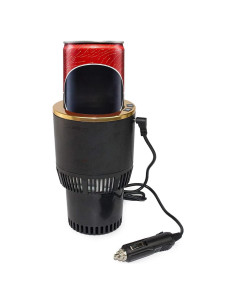 Enfriador y Calentador de Tazas 2-en-1 Yesinaly Negro/Dorado