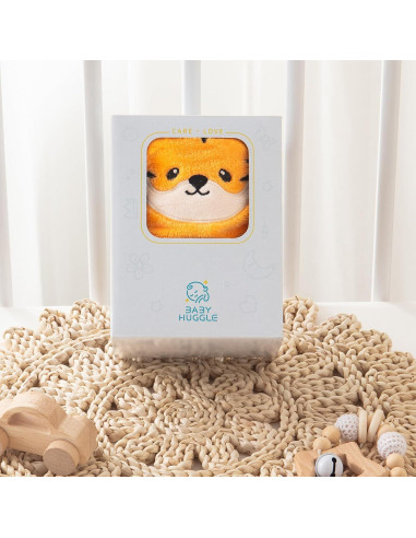 Manta para Bebé Babyhuggle Tigre Dorado 101.6x76.2 cm