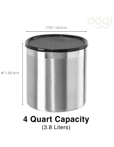 Contenedor de Grasa Jumbo Oggi 3.78 Lt con Colador y Tapa