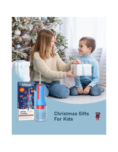 Irrigador Oral Acuático Lillilook Azul para Niños 6+ Años