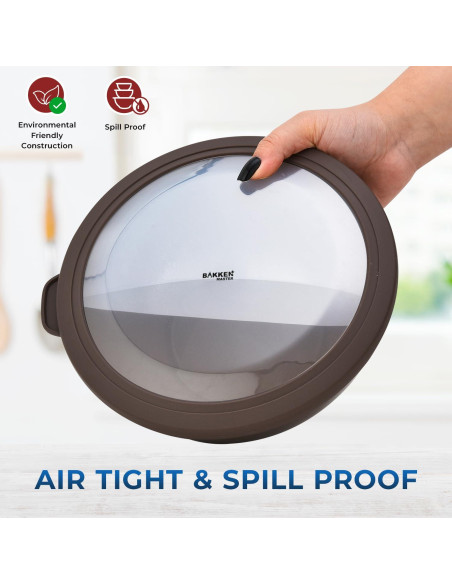 Juego de 12 Tazones Apilables Bakken Master con Tapas