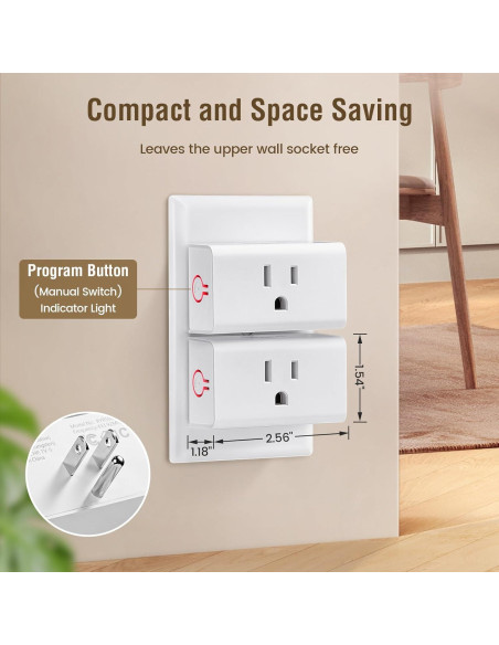 Interruptor de Luz Inalámbrico SURAIELEC 15A 30m Control Remoto