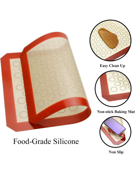 Juego de bandejas para hornear Wildone 4 piezas acero inoxidable