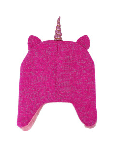 Gorro de Invierno Unicornio Brillante para Niñas 2-8 Años 2