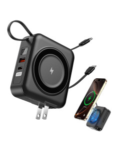 Cargador Portátil Magnético 10000mAh POAQCIF Negro