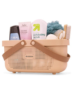 Caddy de Ducha Portátil Grande Brookstone con Mango de Silicona