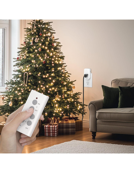 Enchufe Eléctrico Inalámbrico BN-LINK 10A 1200W Control Remoto