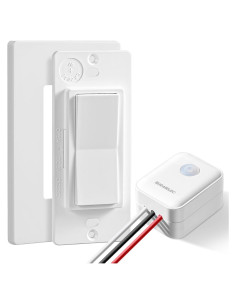 Kit Interruptor Luz Inalámbrico SURAIELEC 15A 30m RF Sin Cableado