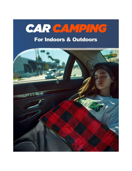 Saco de Dormir Flannel MEREZA XL para Climas Fríos 0-10C