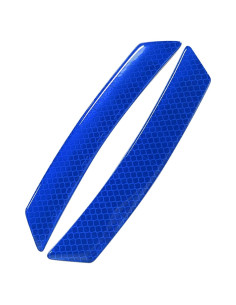 Calcomanías Reflectantes Lateral Coche Lyxheth 2PCS Azul