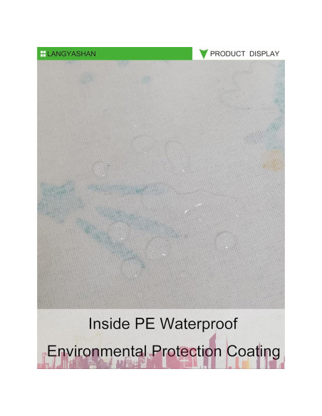 Caja de Almacenamiento LANGYASHAN Redonda 50cm Lienzo Astronauta