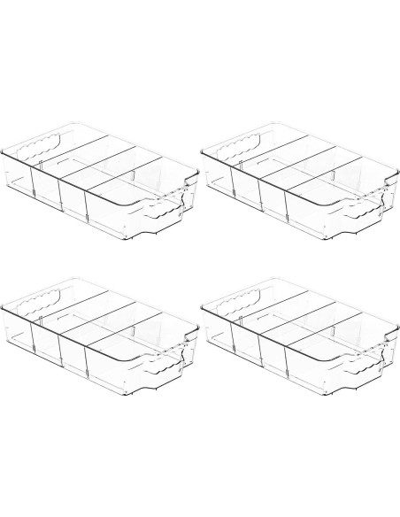 Organizadores de Despensa Yieach 4 Piezas Apilables 10 Tazas