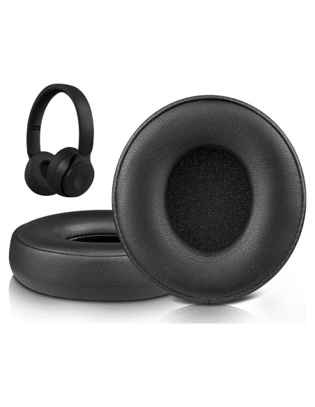 Almohadillas de Repuesto SOULWIT para Auriculares Beats Solo Pro - Negro