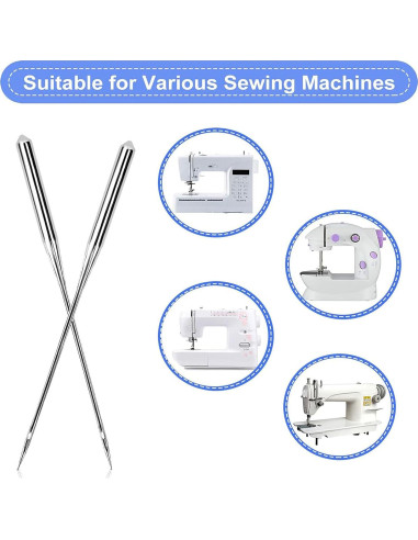 50 Agujas de Máquina de Coser SEWPASAM Universal HAX1