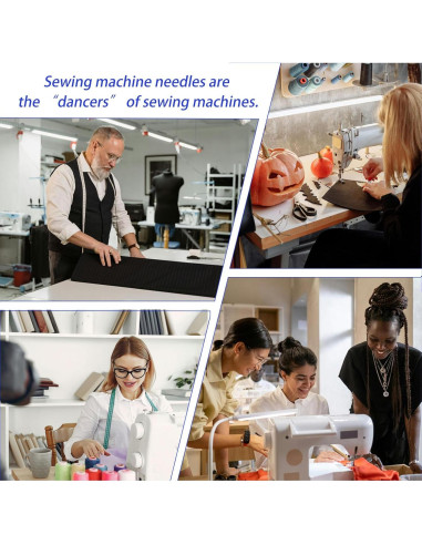 50 Agujas de Máquina de Coser SEWPASAM Universal HAX1