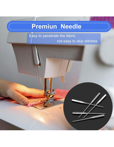 50 Agujas de Máquina de Coser SEWPASAM Universal HAX1