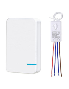 Interruptor Inalámbrico Mini Thinkbee SW-SK1&R01, Control Remoto IP66