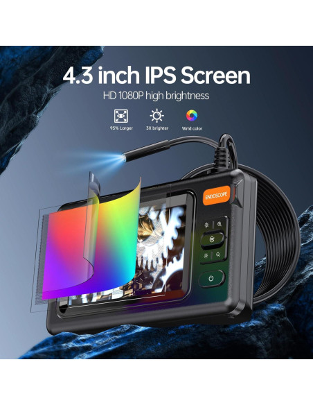 Cámara Endoscópica Anhendeler 5m HD IP67 con Luz