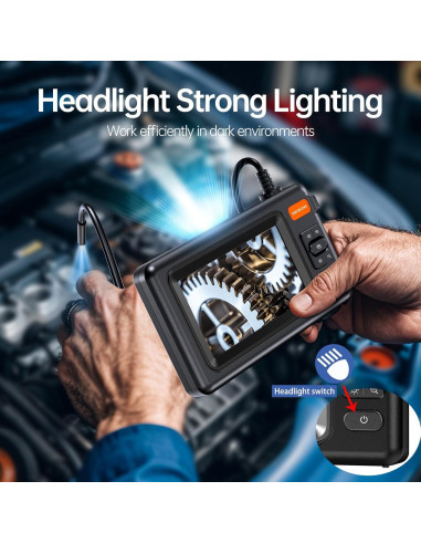 Cámara Endoscópica Anhendeler 5m HD IP67 con Luz