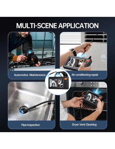 Cámara Endoscópica Anhendeler 5m HD IP67 con Luz