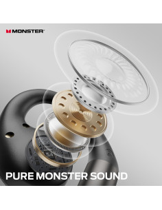 Auriculares Inalámbricos Monster AC335 Bluetooth 5.4 24H Negro 2