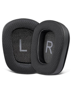 Almohadillas de Reemplazo SOULWIT para Auriculares Logitech G35 G933 G430 - Negro