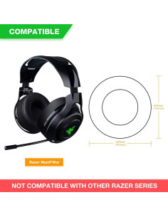 Almohadillas de Reemplazo JARMOR para Auriculares Razer ManO'War 2