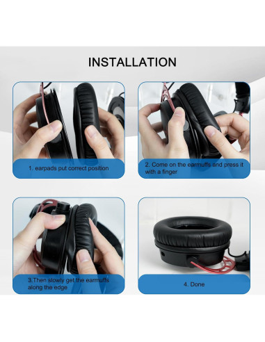 Almohadillas de Repuesto HyperX Cloud 1/2/3 Pro Core Alpha