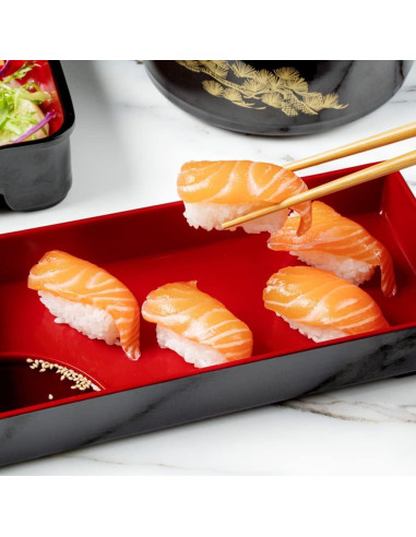 Bandeja Bento Tek 35.4 cm con 2 Compartimentos - Restaurantware