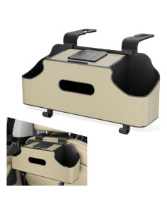 Caja de Almacenamiento para Respaldo de Asiento de Coche Beige - Pinflaw