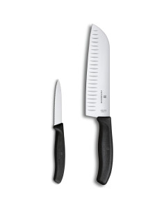 Conjunto de Cuchillos Santoku 2 Piezas Victorinox Swiss Classic 2