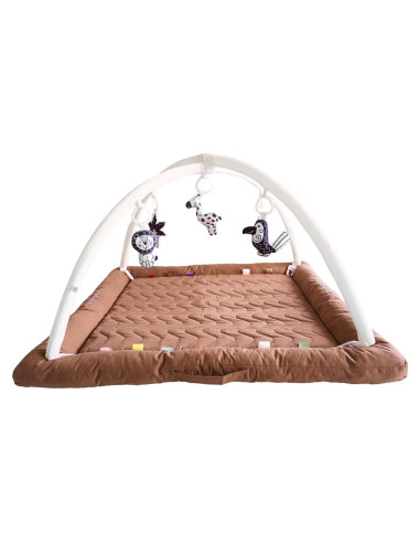 Alfombrilla de Juego CooCooBaby con 5 Juguetes Sensoriales