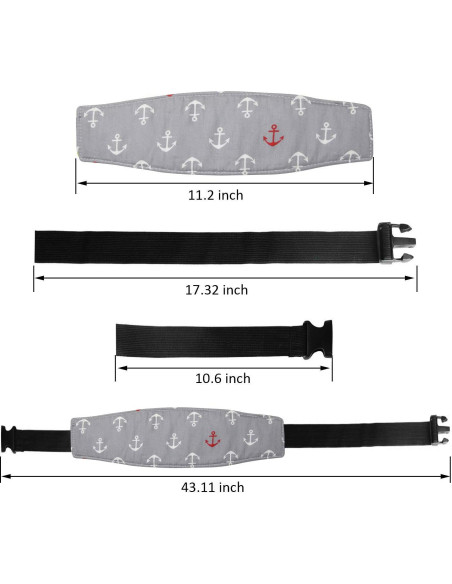 Soporte de cabeza para bebé Slumber Sling Gris - Almohada para auto