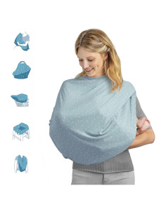 Cubierta de Lactancia Munchkin 5-en-1 Puntos Hipsteria