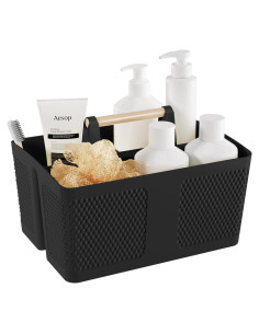 Caddy de Ducha Portátil Xuhdukc Negro 27.4x19.7x18.4 cm