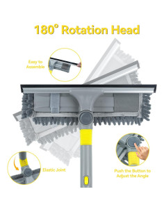 Kit de Limpieza de Ventanas 3 en 1 JEHONN con Mango Extensible 162 cm 2
