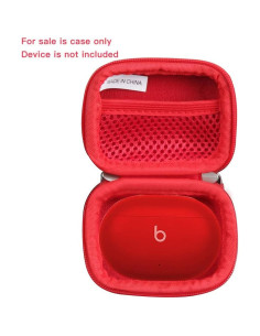 Funda de Viaje Hermitshell para Beats Studio Buds - Rojo 2