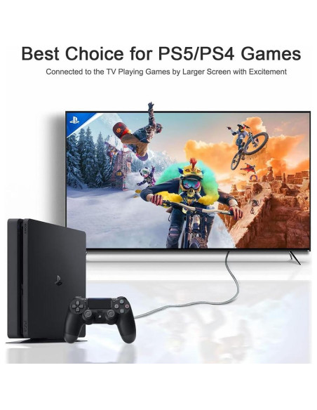 Cable HDMI 4K Cheges 0.3m Alta Velocidad 18Gbps HDR