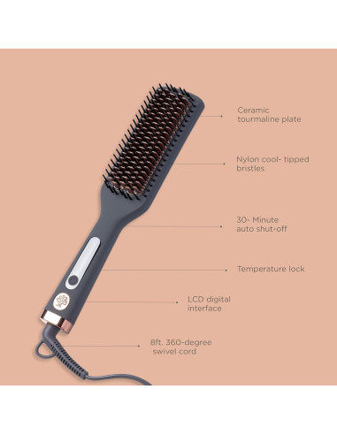 Cepillo Alisador Cerámico Hairitage Smooth Sailing 30cm