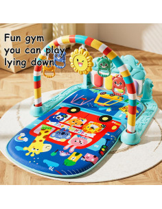 Alfombra de Juego para Bebés Al YING LE con Piano Musical 0-12 Meses 2