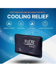 FlexiKold Paquete Frío Reutilizable Mediano 19x29 cm Gel NatraCure 2